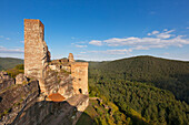 Altdahn castle, castle group Dahner Burgen, near Dahn, Dahner Felsenland, Palatinate Forest nature park, Rhineland-Palatinate, Germany