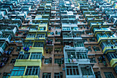 Apartment block in Hong Kong, China, Asia