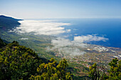 Las Puntas and El Golfo Bay, seen from Tibataje, El Hierro, Canary Islands, Spain, Atlantic, Europe