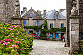 Altes Dorf Locronan, Finistère, Châteaulin, Bretagne, Frankreich