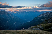View of mountains in Devero Valley, in the hearth of italian Alps. Piemonte, Italy.