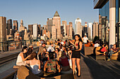 Rooftop Bar, Midtown, Manhattan, New York, USA