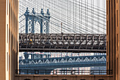 Brooklyn Bridge, Manhattan Bridge, Manhattan, New York, USA