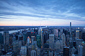 Blick vom Empire State Building, Midtown, Manhattan, New York, USA