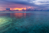 Sonnenuntergang, Meeru Island Resort, Meerufenfushi, Nord-Male-Atoll, Malediven