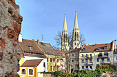 St. Petre und Paul Kirche in der Europastadt Görlitz, Freistaat Sachsen, Deutschland