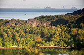 View from the viewpoin on the island of Tarutao, Andaman Sea, South-Thailand, Thailand, Asia