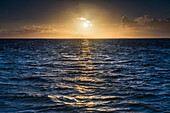 Sunrise on the tropical, pacific island of Rarotonga, Cook Islands, South Pacific, Pacific