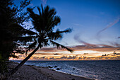 Beach outside Rumours Luxury Villas 6 and 7, Muri, Rarotonga, Cook Islands, South Pacific, Pacific
