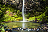 Bridal Veil Falls Waireinga near Raglan, Waikato, North Island, New Zealand, Pacific