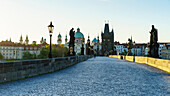 Charles Bridge, UNESCO World Heritage Site, Prague, Czech Republic, Europe