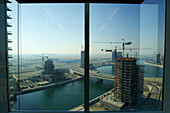 Bauarbeiten in einem neuen Stadtteil, Dubai, Vereinigte Arabische Emirate, VAE