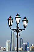 Laternen, Skyline, Abu Dhabi, Vereinigte Arabische Emirate, VAE