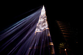 Beleuchtung, Nacht, Burj Khalifa, Downtown, Dubai, Verinigte Arabische Emirate, VAE