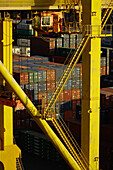 Container Terminal, Khor Fakkan, Emirat Sharjah, Vereinigte Arabische Emirate, VAE