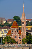 The Capuchin Church Kapucinus Templom, Buda side of the Danube, Budapest, Hungary, Europe