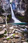 El Chorrillo waterfall Salto El Chorrillo, El Chalten, Patagonia, Argentina, South America