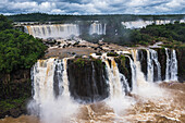 Iguazu Falls Iguacu Falls Cataratas del Iguazu, UNESCO World Heritage Site, Argentinian side een from the Brazilian side, border of Brazil Argentina and Paraguay, South America