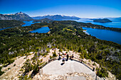 View from Cerro Campanario Campanario Hill, San Carlos de Bariloche, Rio Negro Province, Patagonia, Argentina, South America