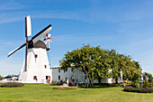 wind mill, Arsdale, Baltic sea, Bornholm, Svaneke, Denmark, Europe