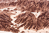 Rock formations in Death Valley Valle de la Muerte, San Pedro de Atacama, Atacama Desert, North Chile, South America