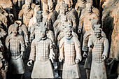 Museum of the Terracotta Warriors, Mausoleum of the first Qin Emperor, Xian, Shaanxi Province, China, Asia