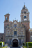 San Francisco Acatepec Temple, Cholula, Puebla, Mexico, North America