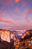 Sunset view from Stanford Point Yosemite National Park