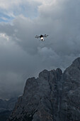 Drone in the dolomites