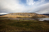 Hills in remote landscape