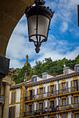 constitution square, old town, san sebastian, donostia, basque country, spain