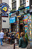 coffeeshop the bulldog, oudezijds voorburgwal, red light district, amsterdam, holland