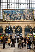 hall at the gare de l'est train station, (75) paris, ile-de-france