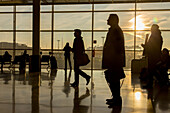 passengers at orly airport, (94) val-de-marne, ile-de-france