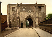 Bayle Gatehouse, Bridlington, Yorkshire, England, Photochrome Print, circa 1900