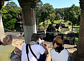 Kingspalace in Angkor Thom, Archaeological Park near Siem Reap, Cambodia, Asia