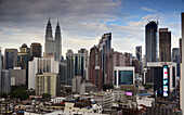 view from Federal Hotelrestaurant in Bintang, Kuala Lumpur, Malaysia, Asia