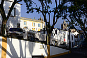 Evora mit Turm der Kathedrale im Hintergrund, Evora, Alentejo, Portugal