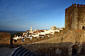 Blick vom Castelo in Monsaraz, Alentejo, Portugal