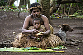 Traditionelles Leben im Iarofa Cultural Village auf der Insel Efate