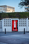 Coca Cola vending machine on the wall of a Hotel, Tenerife, Canary Islands, Spain