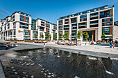 Neues Europaviertel und Einkaufszentrum Milaneo in Stuttgart, Baden Württemberg, Süddeutschland, Deutschland
