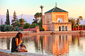 Morocco, Marrakesh, Menara Pavilion