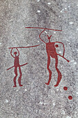 Petroglyphs in Vitlycke near Tannum, Bohuslän, Västergötland, Götaland, South Sweden, Sweden, Scandinavia, Northern Europe, Europe