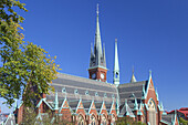 Oscar-Fredriks-Kirche in Göteborg, Bohuslän, Västra Götalands län, Südschweden, Schweden, Skandinavien, Nordeuropa, Europa