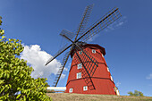 Wind mill in Strängnäs by the lake Mälaren, Södermanland, South Sweden, Sweden, Scandinavia, Northern Europe, Europe