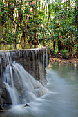 Erawan Falls, Erawan National Park, Kanchanaburi, Thailand, Southeast Asia, Asia