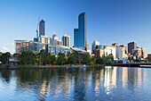 Rialto Towers and skyline along Yarra River, Melbourne, Victoria, Australia, Pacific