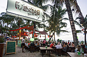 Strandbar, Cabarete, Dominikanische Republik, Antillen, Karibik