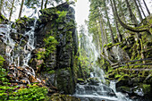 waterfall, Menzenschwand, St Blasien, Black Forest, Baden-Wuerttemberg, Germany